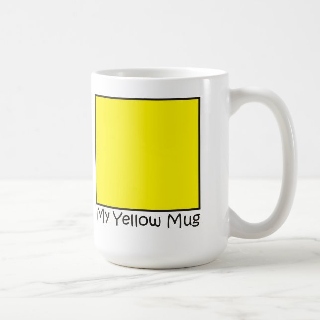 Taza De Café Mi mugre amarilla (Derecha)