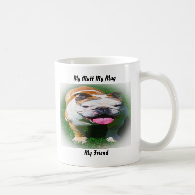 Taza De Café Mi Mutt Mi Mug Mi Amigo (Derecha)