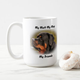 Taza De Café Mi Mutt Mi Mug Mis Amigos.