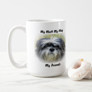 Taza De Café Mi Mutt Mi Mug Mis Amigos.