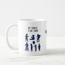 Taza De Café "Mi niño pequeño es mi cardio - Divertido entrenam