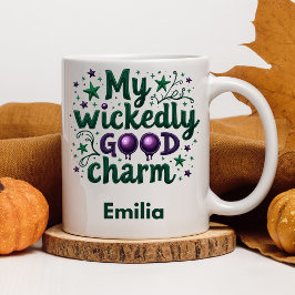 Taza De Café Mi nombre de mal humor Halloween Mug
