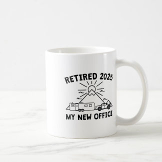 Taza De Café Mi nueva oficina: caravanismo jubilado 2025