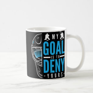 Taza De Café Mi Objetivo Es Negarle La Pla De Hockey Sobre Hiel