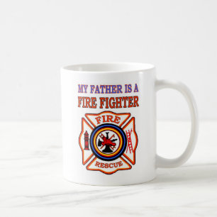TAZA DE CAFÉ MI PADRE ES UN LUCHADOR DE INCENDIOS