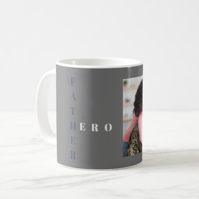 Taza De Café Mi padre, mi súper héroe de café (Anverso izquierdo)