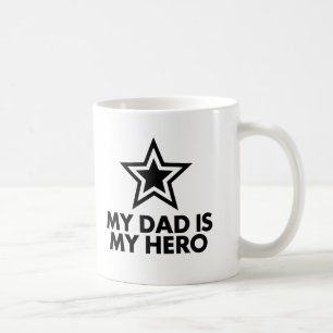 Taza De Café Mi papá es mi héroe