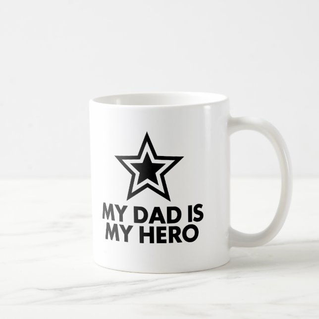 Taza De Café Mi papá es mi héroe (Derecha)