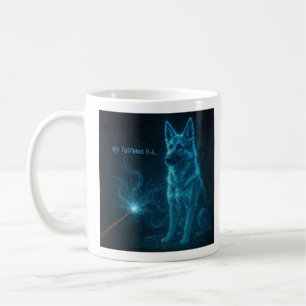 Taza De Café Mi Patronus es un Pastor Alemán