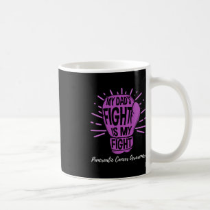 Taza De Café Mi Pelea De Papás Es Mi Lucha Contra El Cáncer Pan