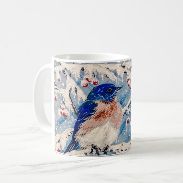 Taza De Café Mi pequeño Bluebird (Anverso izquierdo)