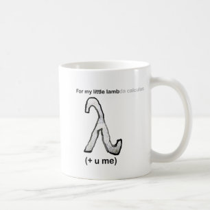 Taza De Café Mi pequeño cálculo de lamba (+ u yo)