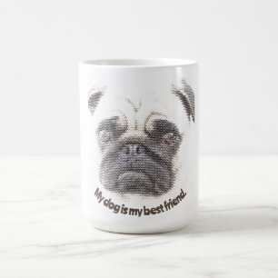 Taza De Café Mi perro es mi mejor amigo.