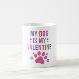 Taza De Café Mi Perro Es Mi Perro De San Valentín Ama Regalos P