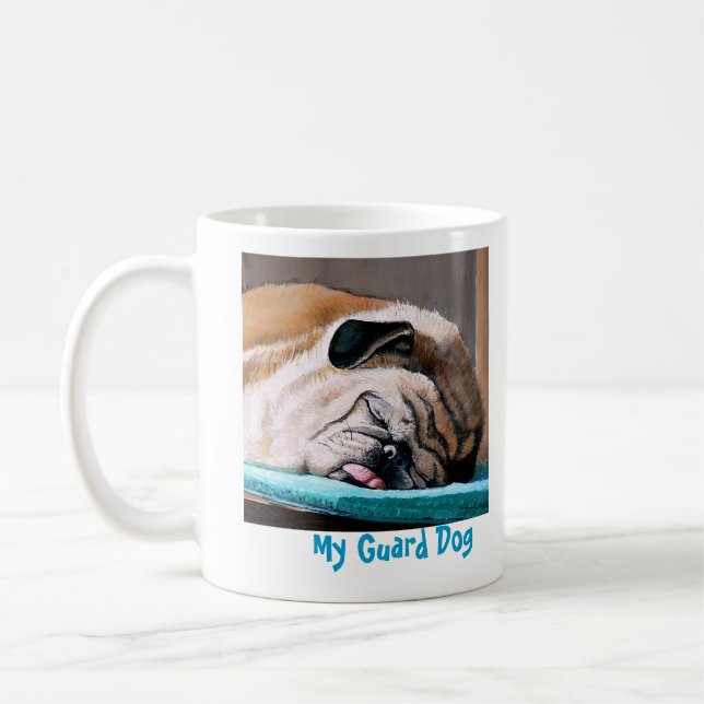 Taza De Café Mi perro guardián (Izquierda)