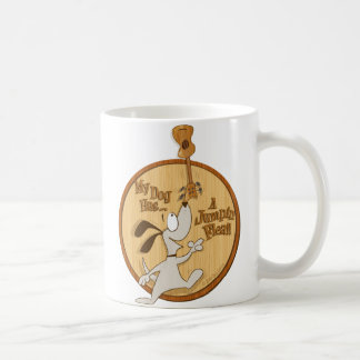 Taza De Café Mi perro tiene… Un corazón Uke de la pulga de