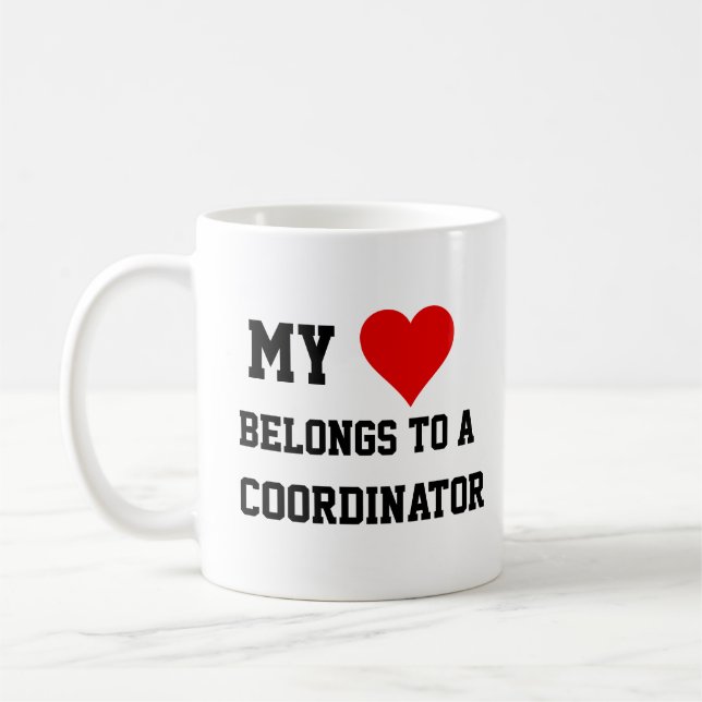 Taza De Café Mi Pertenece A Un Mug Coordinador (Izquierda)