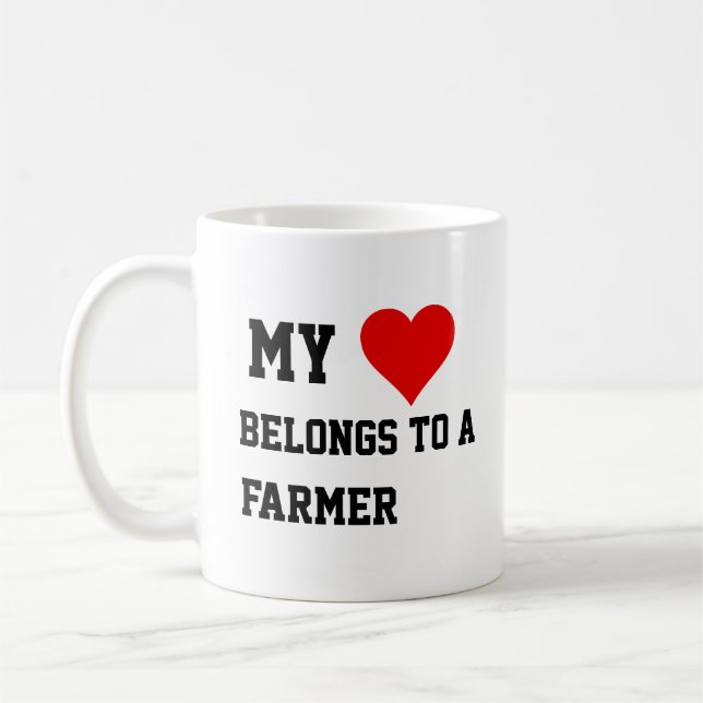Taza De Café Mi Pertenece A Un Mug De Agricultores (Izquierda)