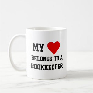 Taza De Café Mi Pertenece A Un Mug De Bookkeeper