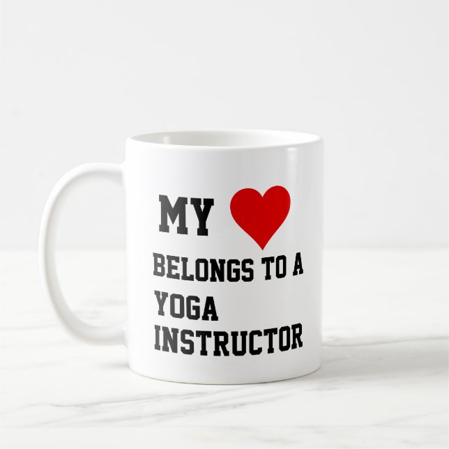 Taza De Café Mi Pertenece A Un Mug De Instructores De Yoga (Izquierda)