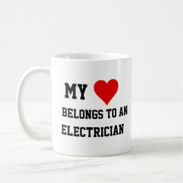 Taza De Café Mi Pertenece A Un Mug Electricista