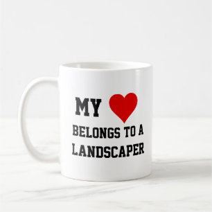 Taza De Café Mi Pertenece A Un Paisajista Mug
