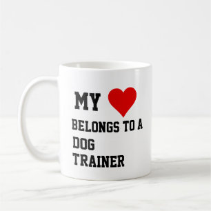 Taza De Café Mi Pertenece A Un Perro Entrenador
