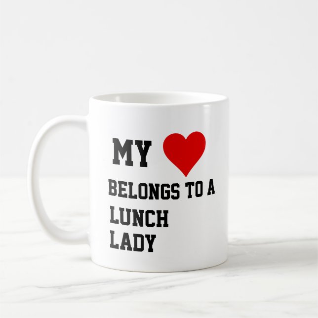 Taza De Café Mi Pertenece A Una Dama De Almuerzo (Izquierda)