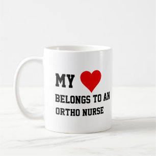 Taza De Café Mi Pertenece A Una Enfermera Ortopédica