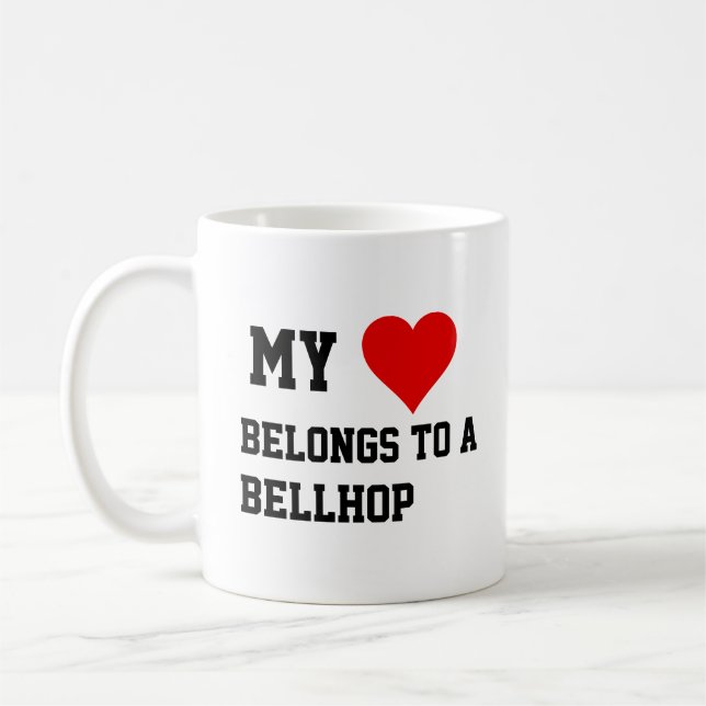 Taza De Café Mi Pertenece A Una Mug Bellhop (Izquierda)