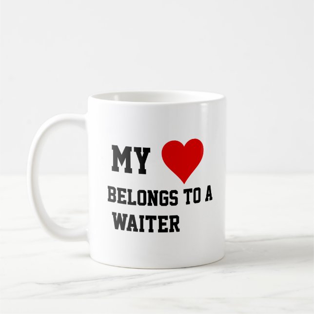 Taza De Café Mi Pertenece A Una Mug De Agua (Izquierda)