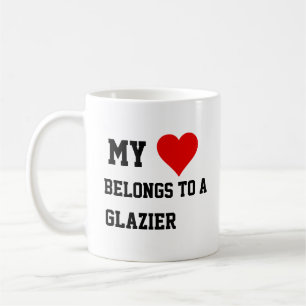 Taza De Café Mi Pertenece A Una Mug De Glazier