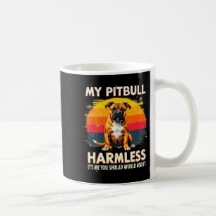 Taza De Café Mi Pitbull Es Un Pitbul Premium Inmaculado