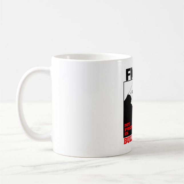 Taza De Café Mi presidente es a prueba de balas Trump (Izquierda)