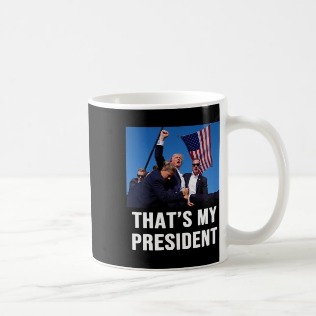 Taza De Café Mi presidente Trump 2024 (Derecha)