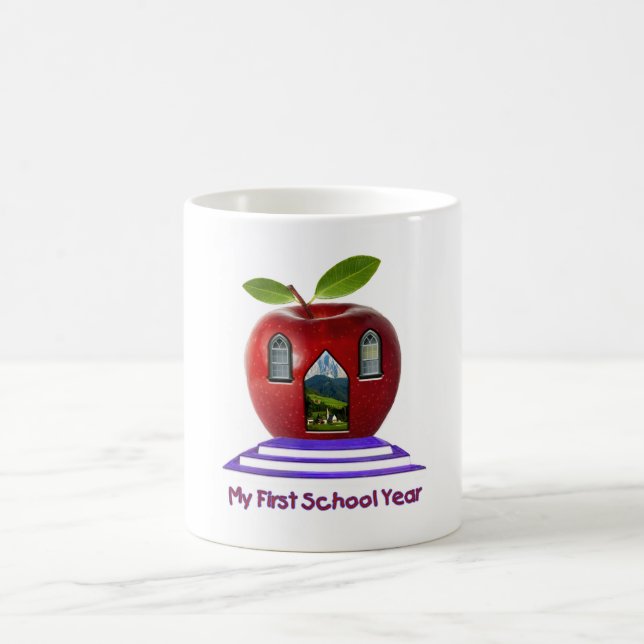 Taza De Café Mi primer año escolar (Centro)