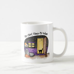 Taza De Café Mi primer campamento-O-Ween Camping de Halloween