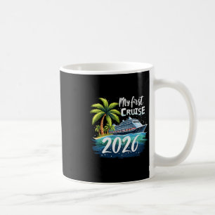 Taza De Café Mi Primer Crucero 2026 Divertido Vacaciones de Cru