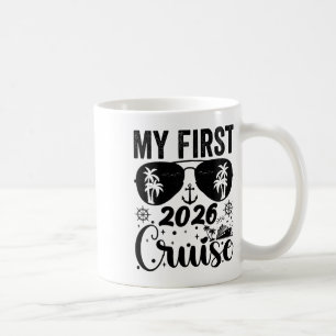Taza De Café Mi primer crucero vacaciones 2026 familia coincide