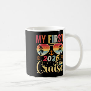 Taza De Café Mi primer crucero vacaciones 2026 familia coincide