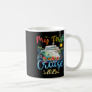 Taza De Café Mi primer viaje en crucero 2025 niños de vacacione
