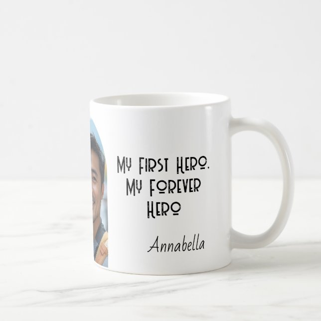 Taza De Café Mi primera cita de héroe para siempre (Derecha)