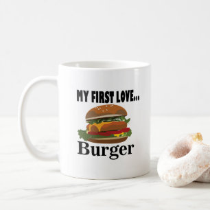 Taza De Café Mi primera hamburguesa de amor