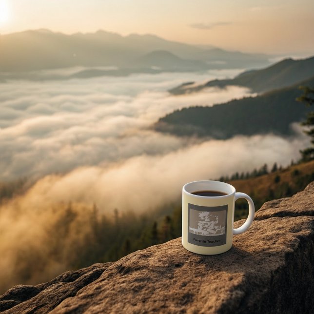 Taza De Café Mi Profesor de Yoga Favorito (Subido por el creador)