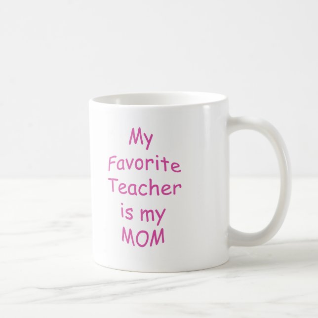 Taza De Café Mi profesor preferido es mi mamá (Derecha)
