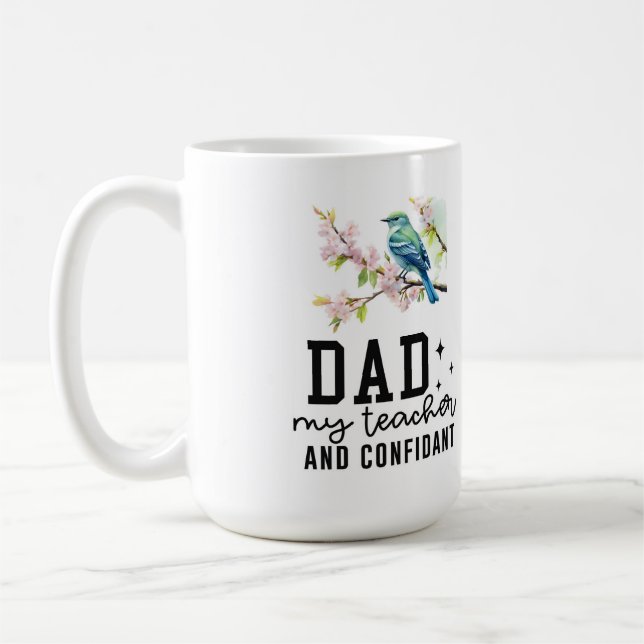 Taza De Café Mi profesor y confidente Mug (Izquierda)