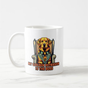 Taza De Café Mi Recuperador De Oro Es El Jefe