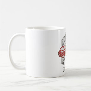 Taza De Café Mi Reglas Coche Rojo Clásico Mecánico Retro