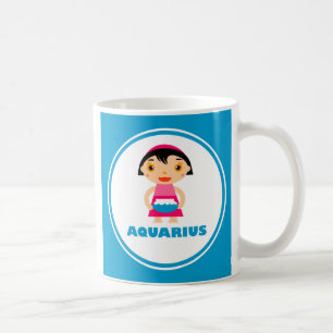 Taza De Café Mi Rótulo zodiaco es Aquarius
