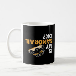 Taza De Café ¿Mi Sandrail Está Bien? Gracioso tren de arena boc